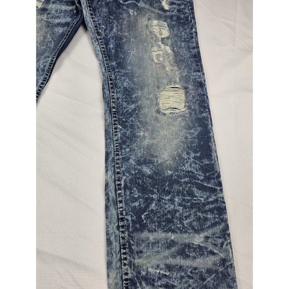 Evolution‎ Jeans Men's Size 36. Stone Washed Distressed Y2K Denim. - Picture 4 of 10